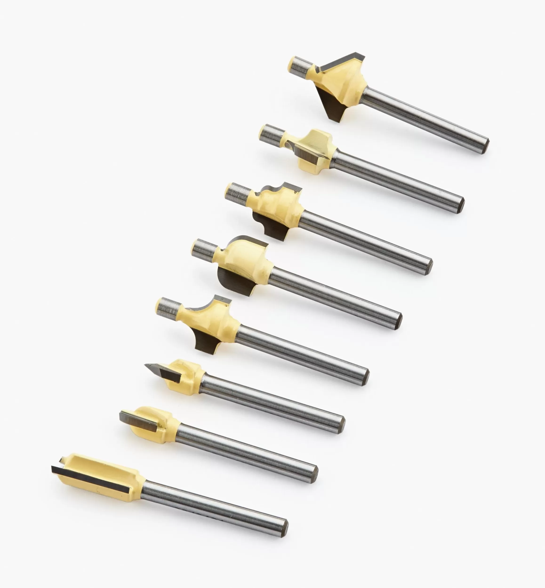 Lee Valley 1/8" Shank Carbide-Tipped Router Bits