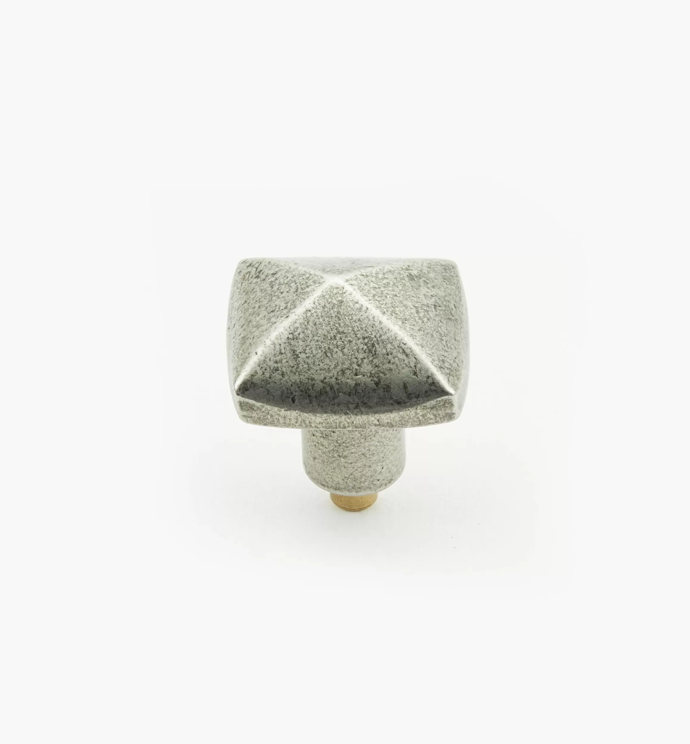Lee Valley Simple Pewter Hobnail Knob