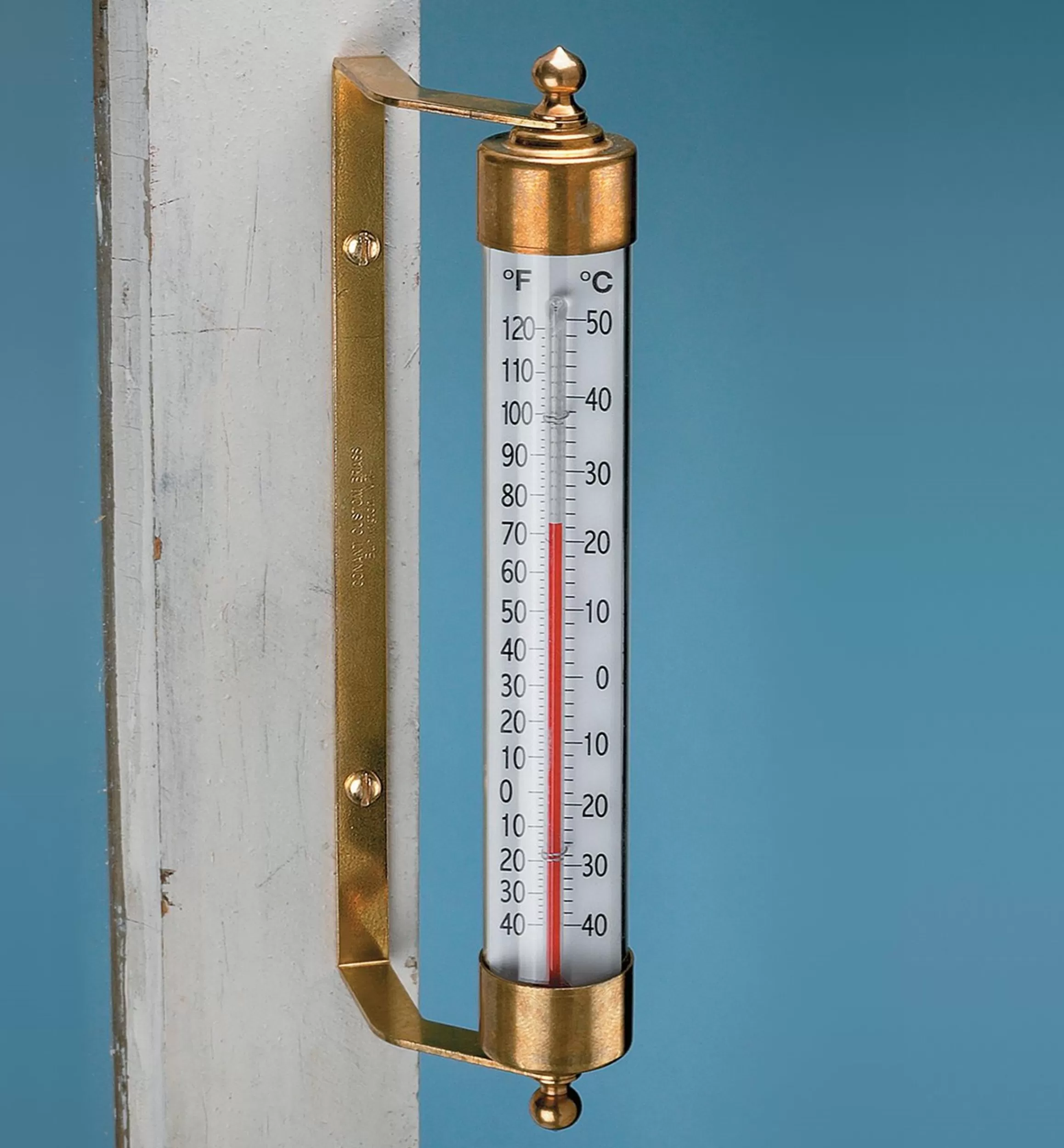 Lee Valley Solid Brass Thermometer