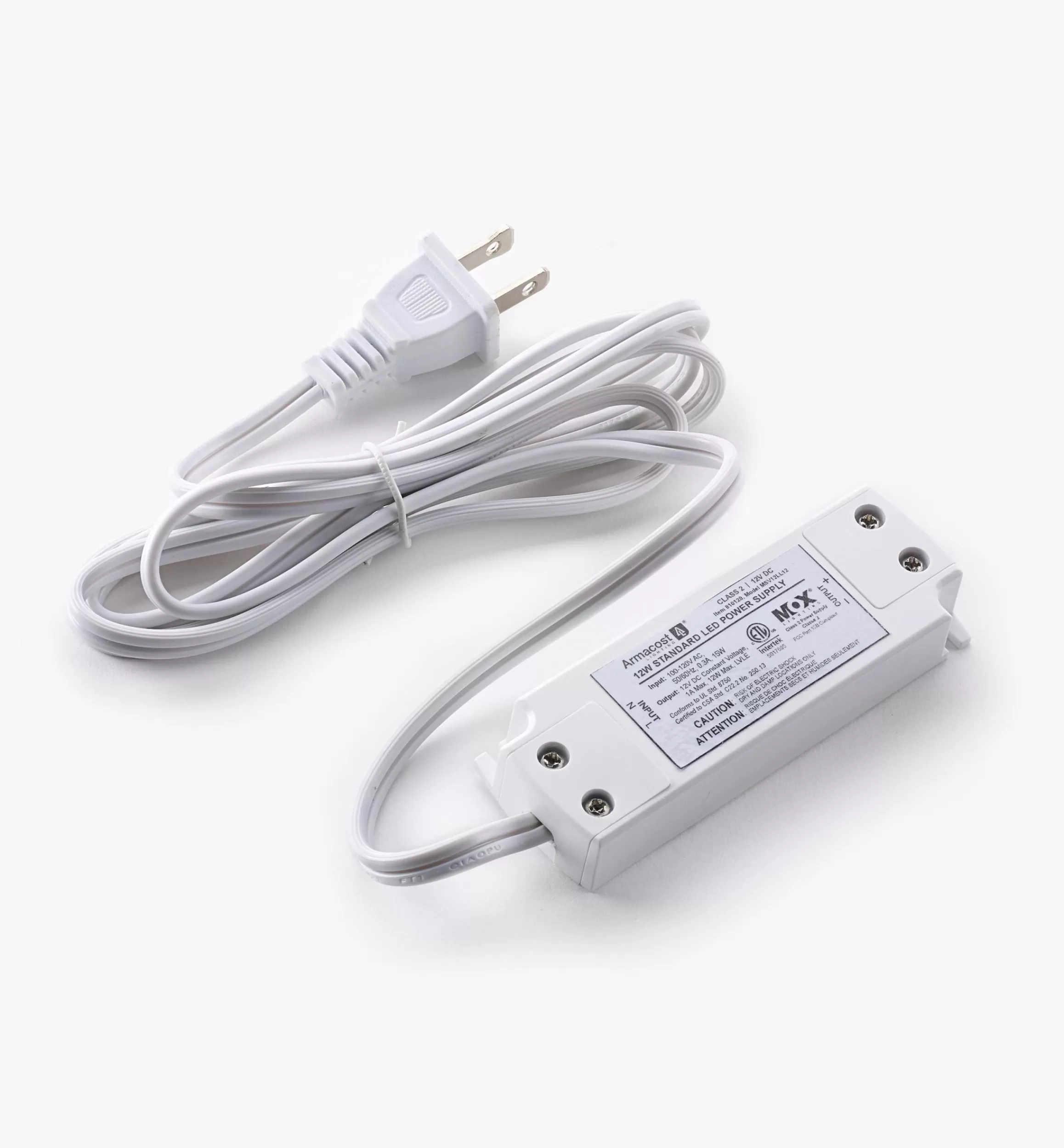 Lee Valley Standard Power Supplies (12V)