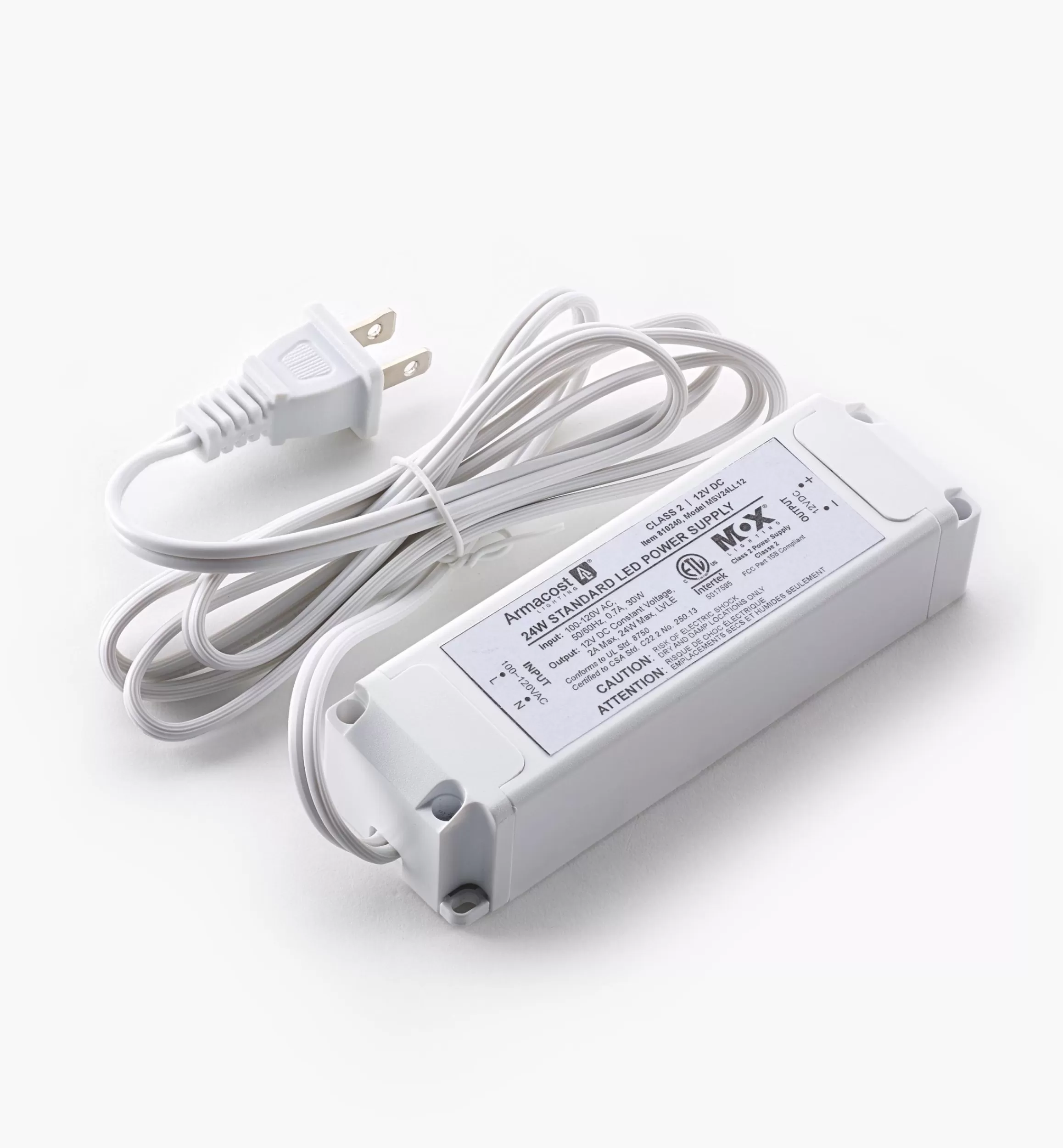Lee Valley Standard Power Supplies (12V)