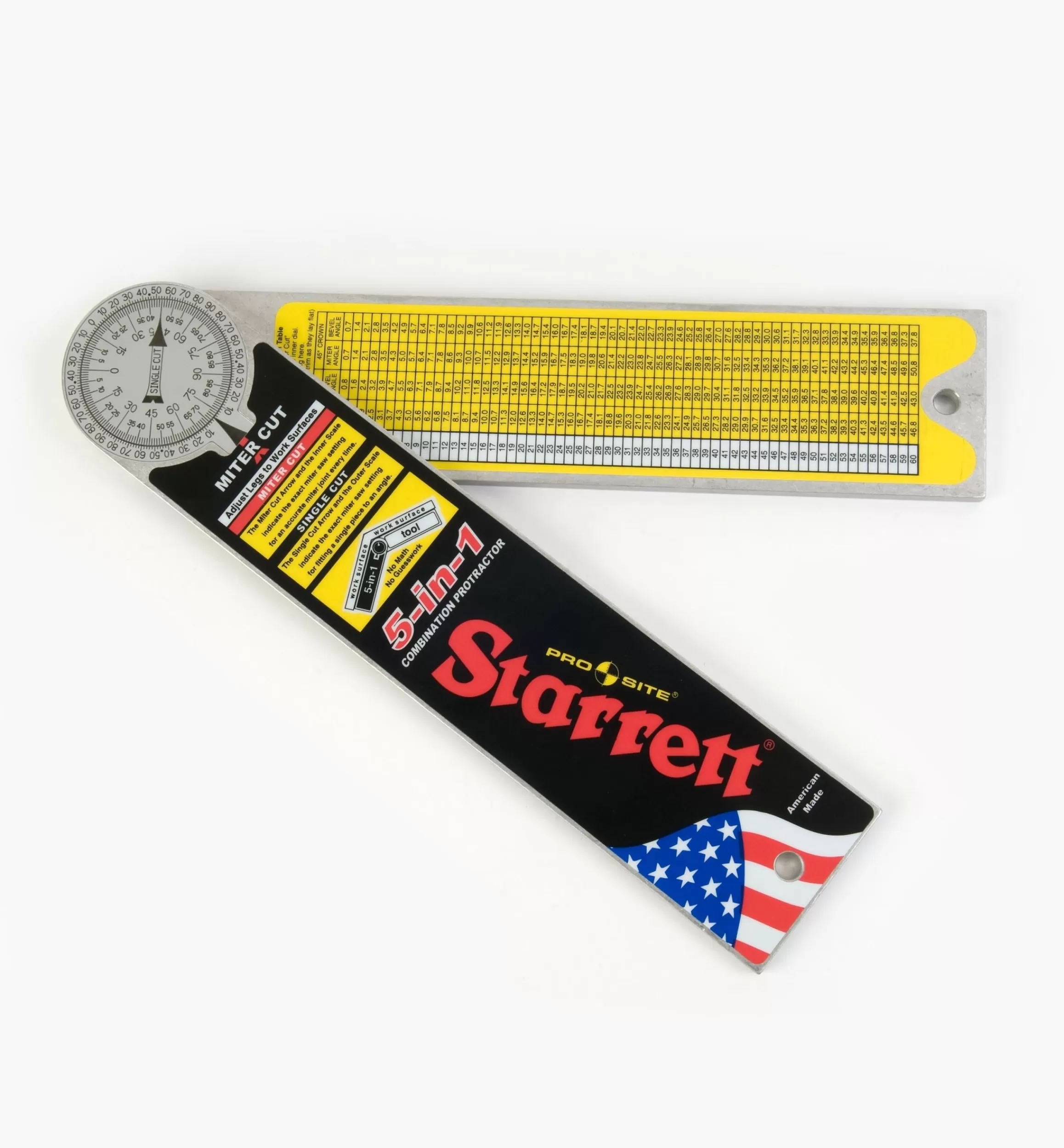Lee Valley Starrett 5-In-1 Protractor