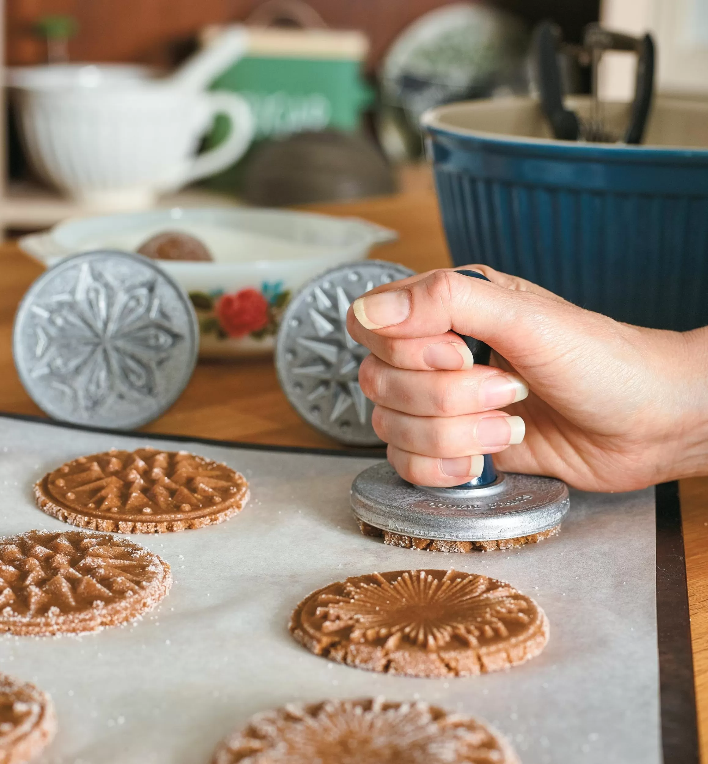 Lee Valley Starry Night Cookie Stamps