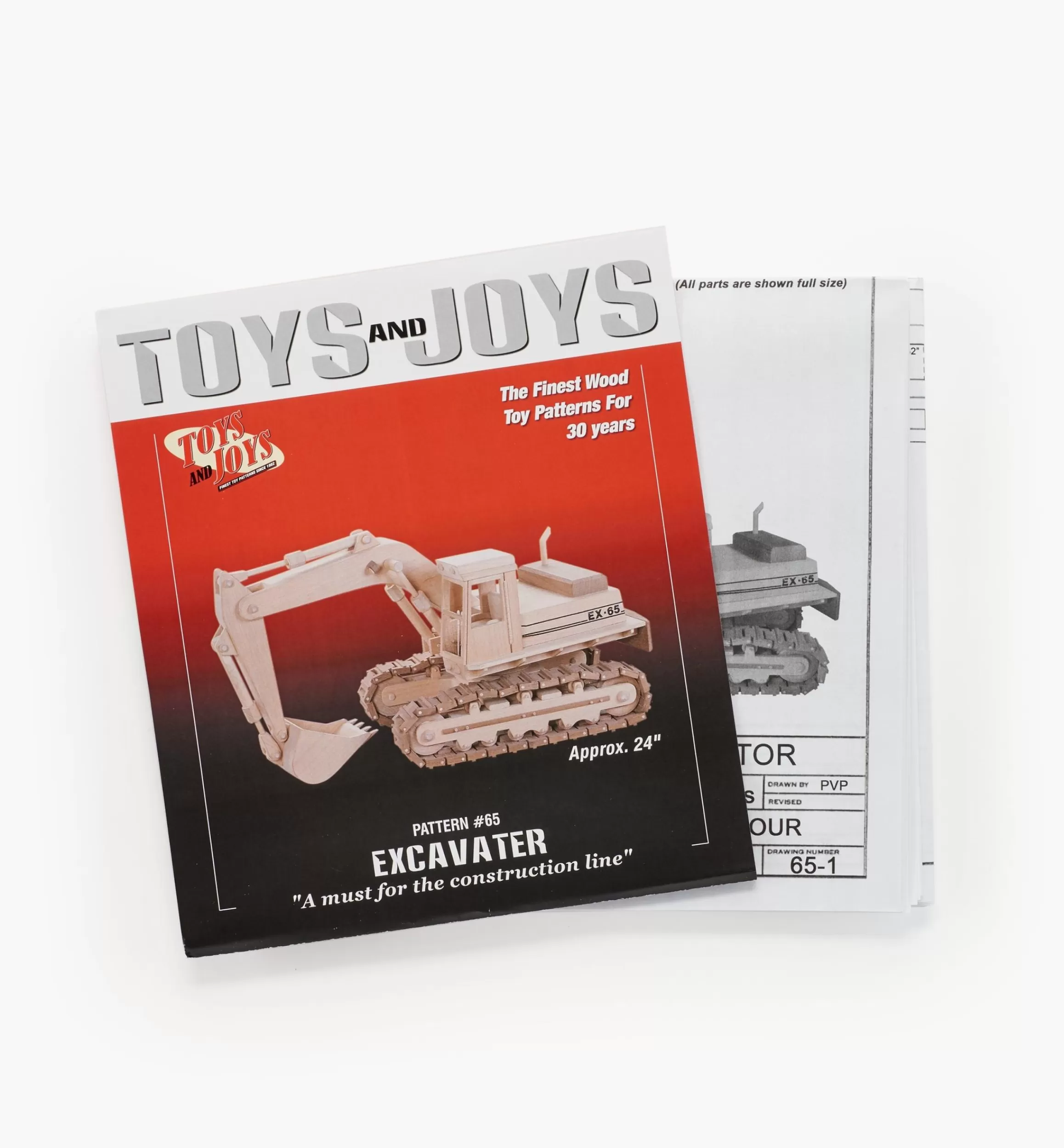 Lee Valley Toy Excavator Plan