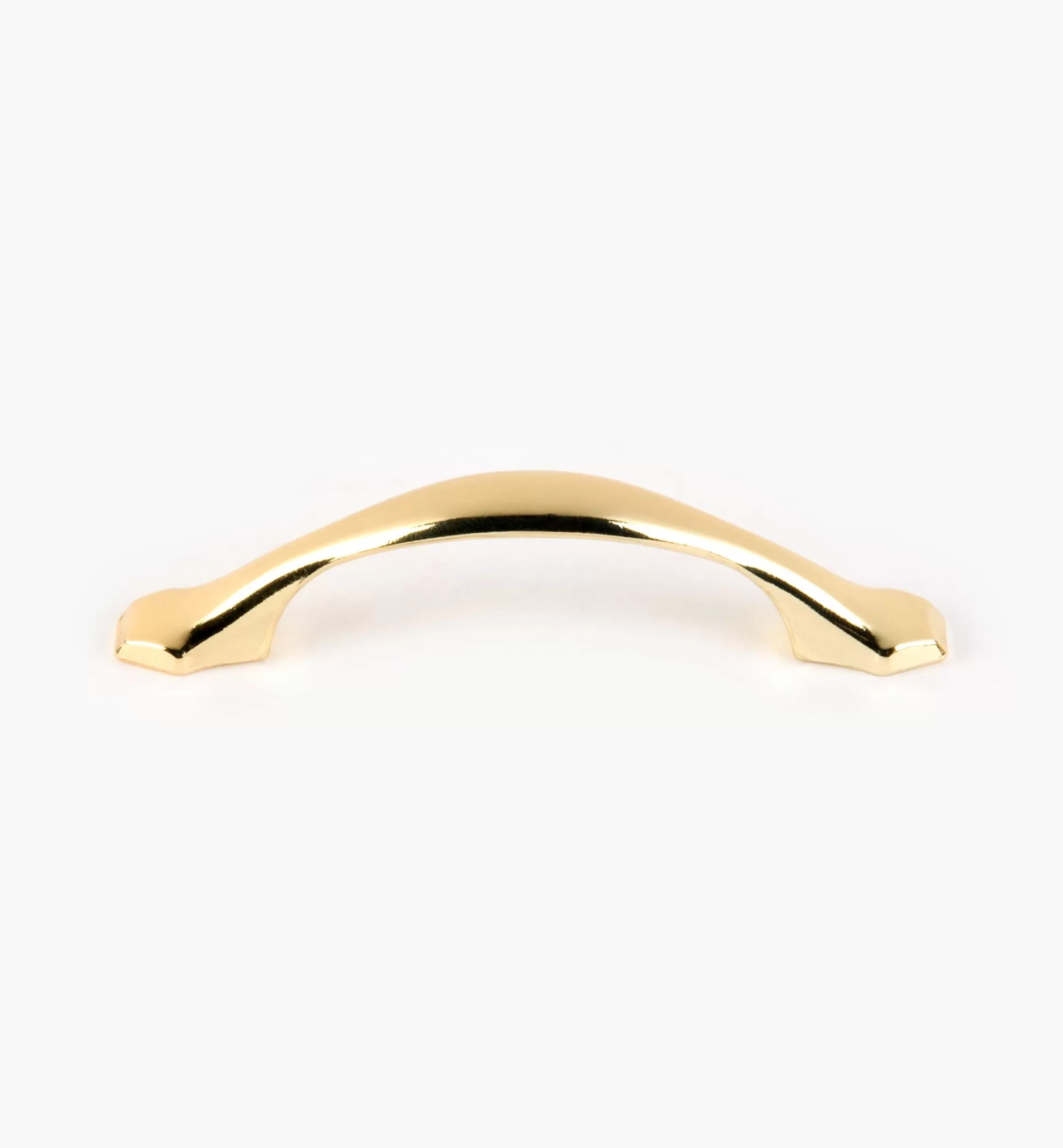 Lee Valley 4 1/4" Ultra-Bright Brass Finish Eclipse Pull