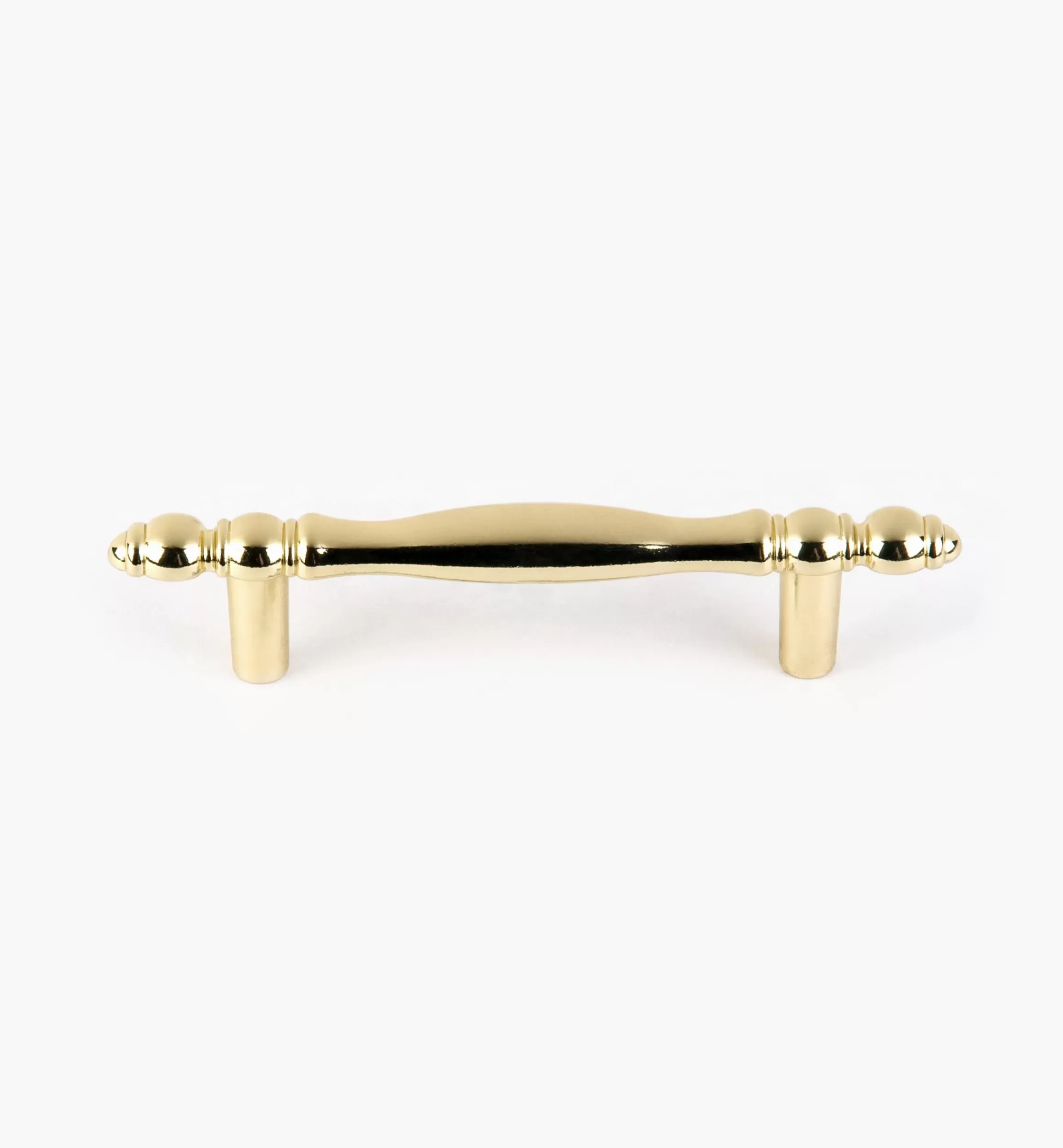 Lee Valley 4 1/4" Ultra-Bright Brass Finish Polished Accent Pull
