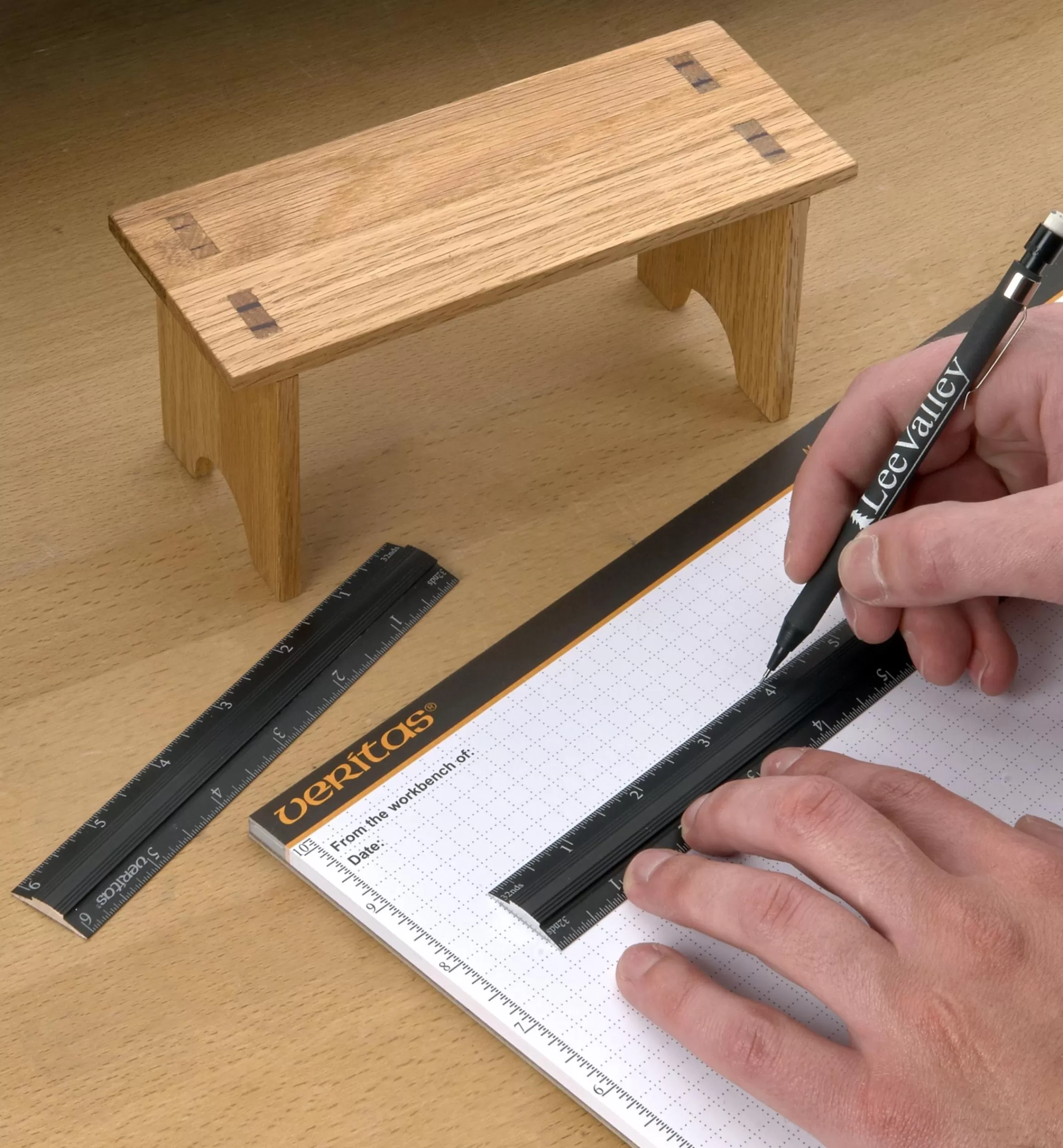 Lee Valley Veritas 6" Aluminum Bench Rule
