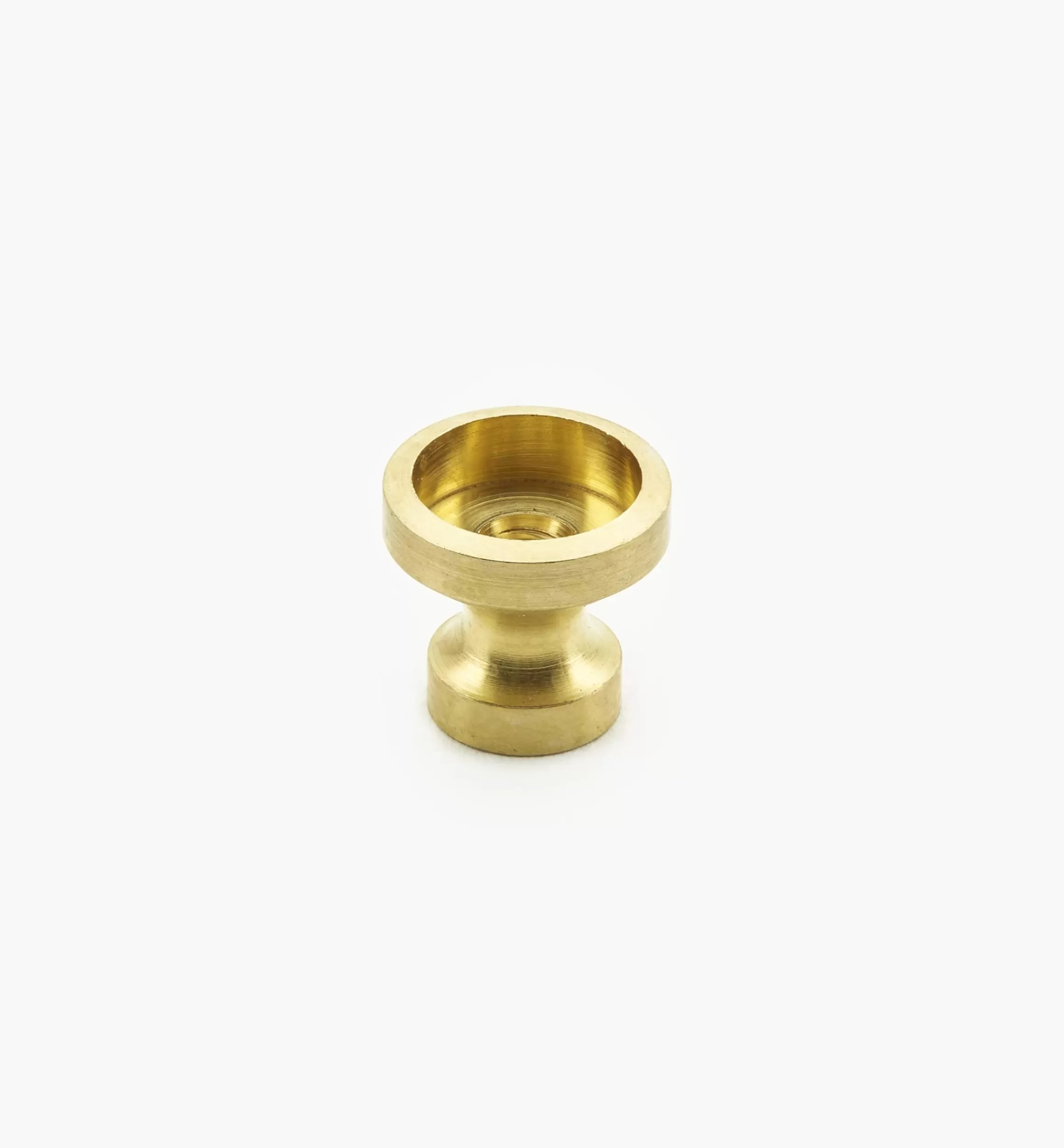 Lee Valley Veritas Smooth-Rimmed Brass Insert Knobs