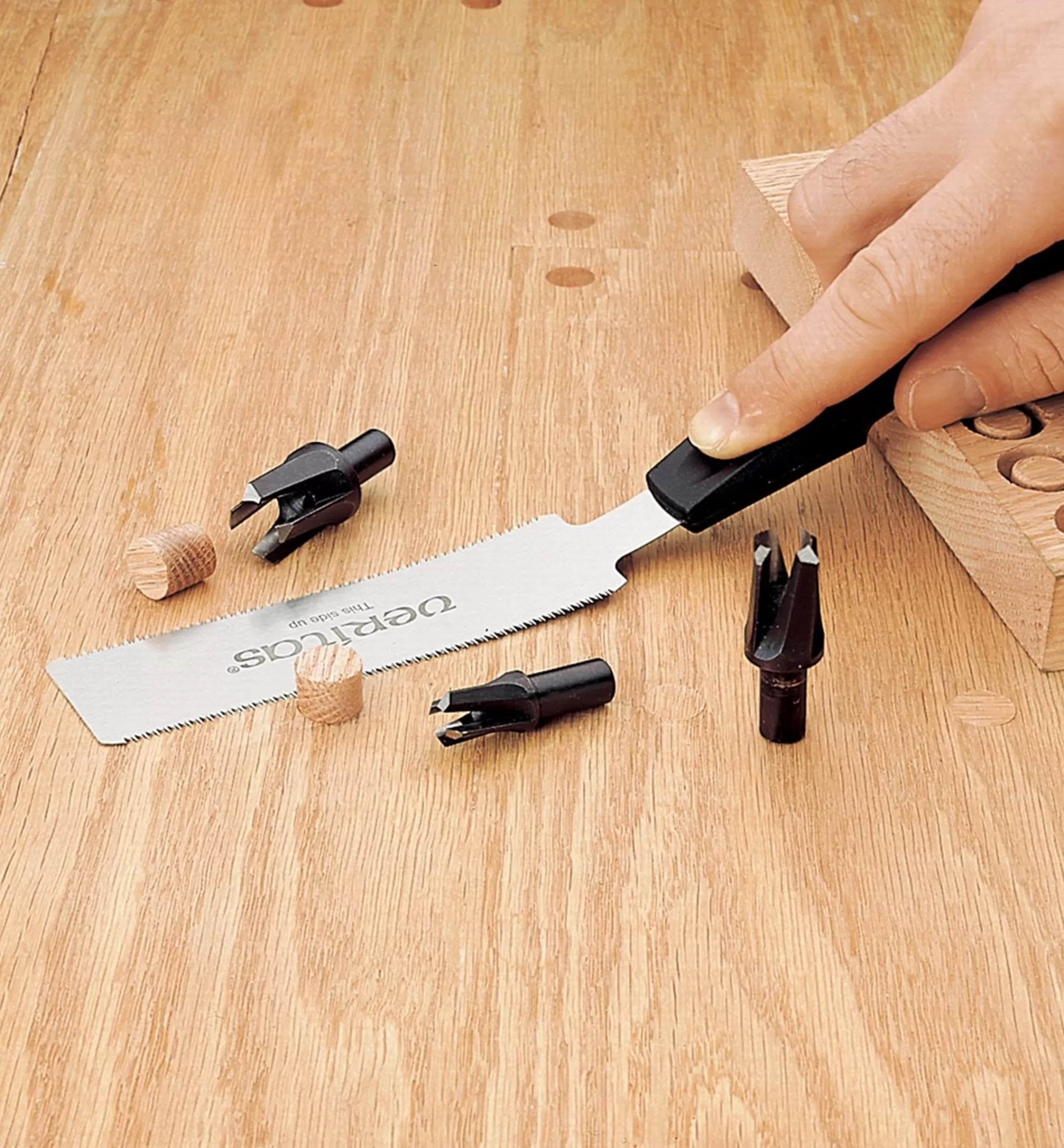 Lee Valley Veritas Snug-Plug Cutters & Double-Edge Flush-Cutting Saw Set