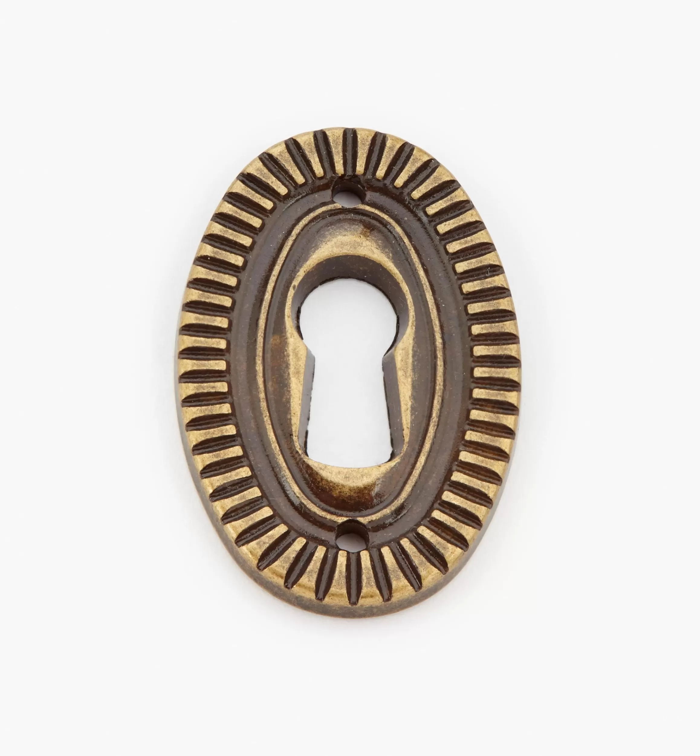 Lee Valley Vertical Cast Ribbon Escutcheons
