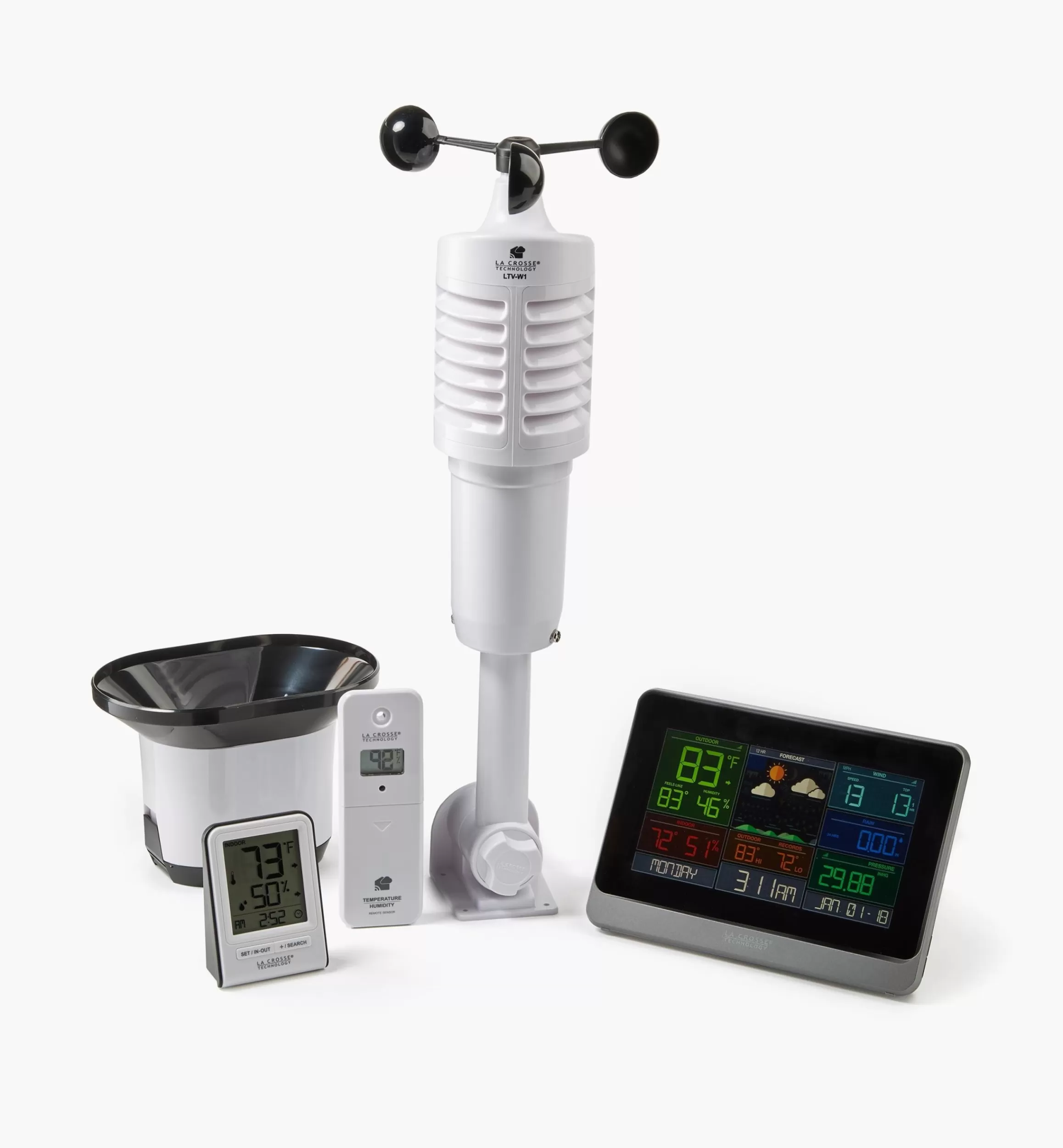 Lee Valley Wi-Fi Weather Station With Wind And Rain